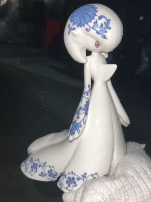 Gardevoir-handpainted blue&white china